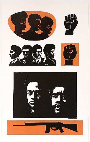  Elizabeth Catlett, Homage to the Panthers