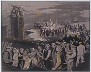 Harry Gottlieb - Mine Disaster (Prints and Multiples) h: 18 x w: 23.5 in / h: 45.7 x w: 59.7 cm