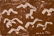 Jannis Kounellis - The Gospel According to Thomas (Mixed Media) h: 80 x w: 120 cm / h: 31.5 x w: 47.2 in