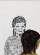 Rosemarie Trockel - Untitled (Zwei Koepfe) Two Heads (Paintings)