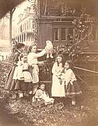 Thomas Eakins - Crowell Children and Friends (Photographs) h: 4.8 x w: 3.8 in / h: 12.2 x w: 9.7 cm