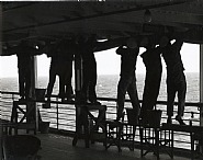 Man Ray - Sailors Painting a Ship (Photographs) h: 9 x w: 11.4 in / h: 22.9 x w: 29 cm