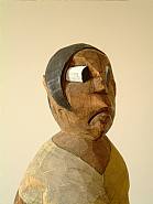 William King - Self as Picasso - detail head (Sculptures) h: 21 in / h: 53.3 cm