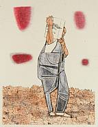 Robert Gwathmey - Tin of Lard (Prints and Multiples) h: 17.5 x w: 13.5 in / h: 44.4 x w: 34.3 cm