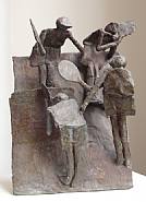 William King - Doubles - view 1 (Sculptures) h: 16 in / h: 40.6 cm