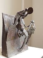 William King - Doubles - view 2 (Sculptures) h: 16 in / h: 40.6 cm