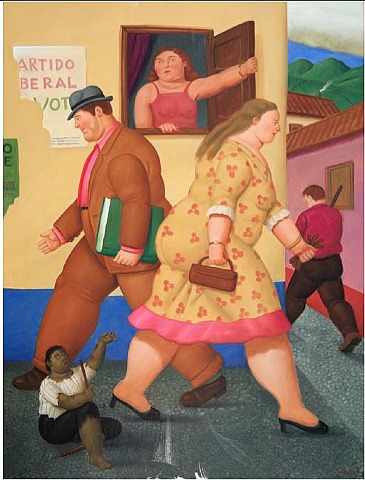  Fernando Botero, The Street