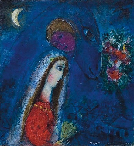  Marc Chagall, La Fiancée rêvant