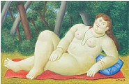 Reclining woman