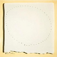 Lucio Fontana - Concetto Spaziale ( Teatrino) (Paintings) h: 110.5 x w: 110.5 cm / h: 43.5 x w: 43.5 in