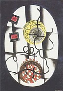 Fernand Léger - Les deux spheres de couleur (Les lampions) (Paintings) h: 93 x w: 66 cm / h: 36.6 x w: 26 in