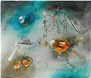 Roberto Matta - Untitled (Paintings) h: 85 x w: 100 cm / h: 33.5 x w: 39.4 in