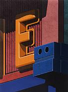 Robert Cottingham - An American Alphabet: E (Prints and Multiples) h: 30.5 x w: 25 in / h: 77.5 x w: 63.5 cm