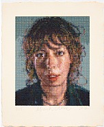Chuck Close - Cecily / Felt Hand Stamp (Prints and Multiples) h: 23.4 x w: 19 in / h: 59.4 x w: 48.3 cm