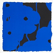 Donald Sultan - Blues (Prints and Multiples) h: 24 x w: 24 in / h: 61 x w: 61 cm