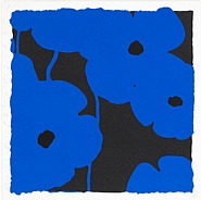 Donald Sultan - Blues (Prints and Multiples) h: 24 x w: 24 in / h: 61 x w: 61 cm
