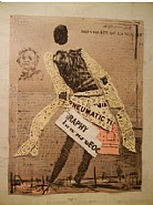William Kentridge - Drawing for Refusal of Time: Pneumatic Time (Works on Paper (Drawings, Watercolors etc.)) h: 200 x w: 152 cm / h: 78.7 x w: 59.8 in