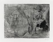 Pablo Picasso - Étreinte / Étreinte. I (Umarmung) (Prints and Multiples) h: 59 x w: 77 cm / h: 23.2 x w: 30.3 in