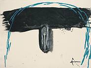 Antoni Tàpies - Arc blau (Prints and Multiples) h: 58.5 x w: 77.7 cm / h: 23 x w: 30.6 in