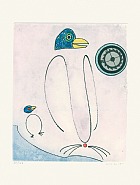 Max Ernst - La carte du monde tourne en dérision aus Oiseaux en péril (Prints and Multiples) h: 54.3 x w: 42 cm / h: 21.4 x w: 16.5 in
