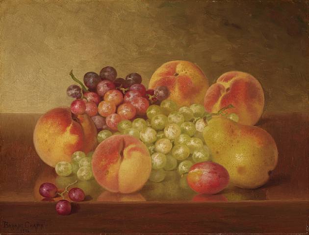  Bryant Chapin, Still Life with Grapes and Peaches