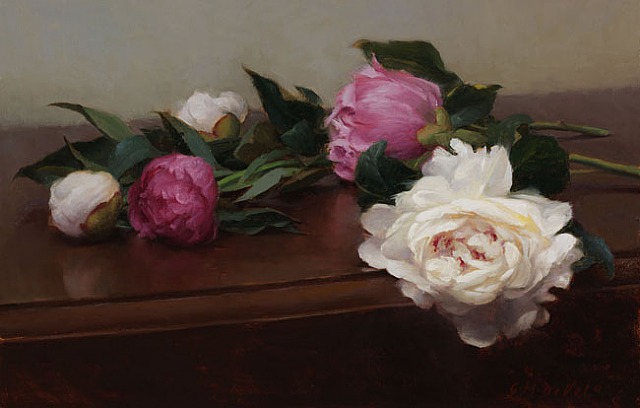  Grace Mehan De Vito, Peonies on a Table