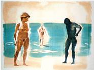 Eric Fischl - Beach (Prints and Multiples) h: 89 x w: 137 cm / h: 35 x w: 53.9 in
