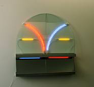 Keith Sonnier - Circle Dyad C (Sculptures) h: 165 x w: 162 x d: 20 cm / h: 65 x w: 63.8 x d: 7.9 in