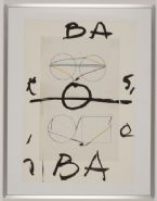 Keith Sonnier - Ba-O-Ba (Works on Paper (Drawings, Watercolors etc.)) h: 55 x w: 38 cm / h: 21.7 x w: 15 in