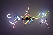 Keith Sonnier - Ballroom Chandelier New York (Installations) h: 180 x w: 96 x d: 43 cm / h: 70.9 x w: 37.8 x d: 16.9 in