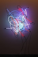 Keith Sonnier - Cannes #4 (Lighting) h: 120 x w: 120 x d: 50 cm / h: 47.2 x w: 47.2 x d: 19.7 in