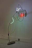 Keith Sonnier - Bua (Oldowan Series) (Lighting) h: 229 x w: 51 x d: 102 cm / h: 90.2 x w: 20.1 x d: 40.2 in