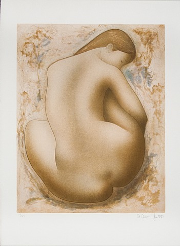  Alain Bonnefoit, Seated Nude