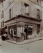 Eugène Atget - Cabaret, rue Mouffetard (Photographs) h: 9 x w: 7 in / h: 22.9 x w: 17.8 cm