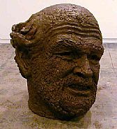 Robert Arneson - A-Head with Little Pain (Sculptures) h: 33.5 x w: 31 x d: 33 in / h: 85.1 x w: 78.7 x d: 83.8 cm
