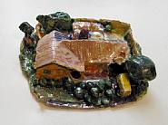 Robert Arneson - Alice House Model (Ceramics) h: 3 x w: 10 x d: 8.2 in / h: 7.6 x w: 25.4 x d: 20.8 cm