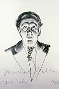 Alfred Leslie - Janoslaw Leshko (Works on Paper (Drawings, Watercolors etc.)) h: 40 x w: 30 in / h: 101.6 x w: 76.2 cm