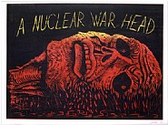 Robert Arneson - A Nuclear War Head (Prints and Multiples) h: 42 x w: 57 in / h: 106.7 x w: 144.8 cm