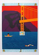 Joan Brown - Golden Gate Bridge (Prints and Multiples) h: 36.2 x w: 26.2 in / h: 91.9 x w: 66.5 cm
