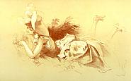 Jules Chéret - Femme Dans L'Herbe 2 (Selling as part of set) (Prints and Multiples)