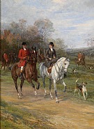 Heywood Hardy - Stepping Out (Paintings) h: 24 x w: 18 in / h: 61 x w: 45.7 cm