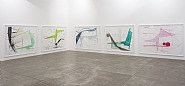 Anjo e Boneco (guaches, 2013) | Exhibition view at Galeria Fortes Vilaça