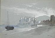 Thomas Moran - Conway Castle (Paintings) h: 10.9 x w: 15.2 in / h: 27.7 x w: 38.6 cm