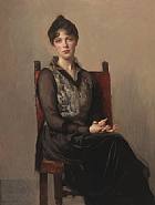 Edmund Charles Tarbell - My Daughter Josephine (Paintings) h: 48 x w: 36 in / h: 121.9 x w: 91.4 cm