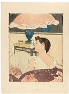 Mary Cassatt - The Lamp (La Lampe), 1890-1891