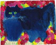 Blue Cat, Green Eyes