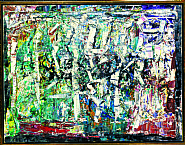 Jean Paul Riopelle - Untitled #286 (Paintings) h: 35 x w: 46 in / h: 88.9 x w: 116.8 cm