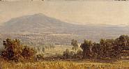 Sanford Robinson Gifford - Foothills of the Rockies (Paintings) h: 6.9 x w: 11.2 in / h: 17.5 x w: 28.4 cm