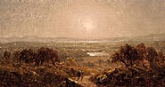 Sanford Robinson Gifford - Lake Champlain (Paintings) h: 5.2 x w: 9.5 in / h: 13.2 x w: 24.1 cm