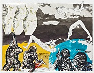 Raymond Pettibon - No Title (They give succor) (Works on Paper (Drawings, Watercolors etc.)) h: 59.7 x w: 76.2 cm / h: 23.5 x w: 30 in